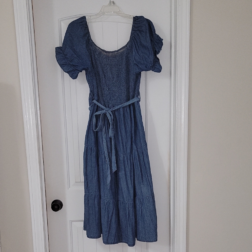 SHEIN Blue Maxi Dress
